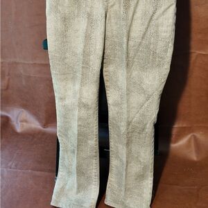 Chicos Textured Beige Pants